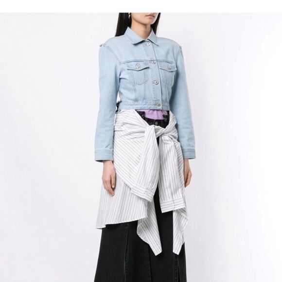 Ground Zero jean jacket with shirt attached, S - Picture 2 of 8